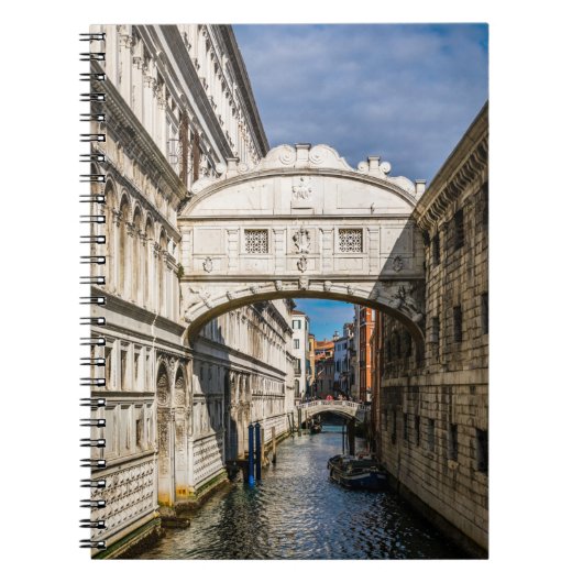 イタリア,ヴェネツィア,ため息の橋 ノートブック (正面)