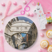 イタリア，ヴェネツィア，ため息の橋 ペーパープレート (パーティー)