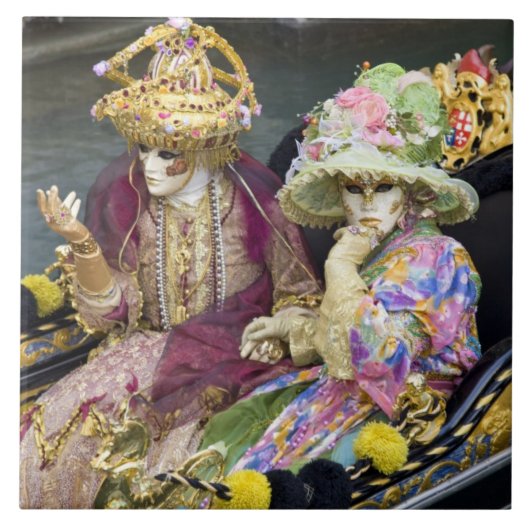 イタリア、ヴェネツィア。〜のためのコスチューム タイル (正面)