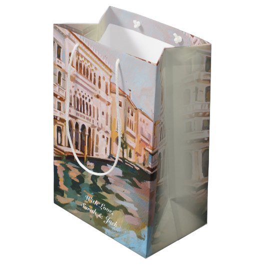 イタリア，ヴェネツィア |カドーロパレス ミディアムペーパーバッグ (裏面アングル)