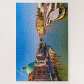 イタリア，ヴェネツィア，カナルグランデの風光明媚な景色 ジグソーパズル (縦)