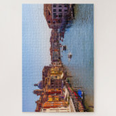 イタリア，ヴェネツィア，カナルグランデの風光明媚な景色 ジグソーパズル (縦)