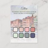 イタリア,ヴェネツィア,グランドカナルの絵画 エンクロージャーカード (裏面)