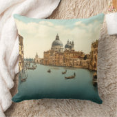 イタリア，ヴェネツィア，グランドカナルI クッション (ブランケット)