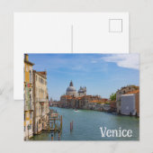 イタリア ヴェネツィア グランドキャナル ポストカード (正面/裏面)