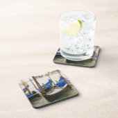 イタリア、ヴェネツィア、ゴンドラの選択的な焦点 コースター (右側)