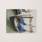 イタリア、ヴェネツィア、ゴンドラの選択的な焦点 ジグソーパズル (横)