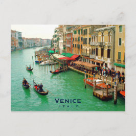 イタリア，ヴェネツィア – ゴンドラ(Gonandas On Grand Canal) ポストカード