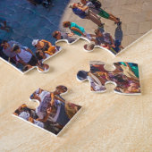 イタリア，ヴェネツィア，サンマルコ広場の景勝地 ジグソーパズル (側面)