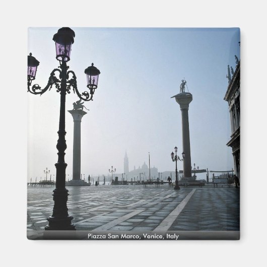 イタリア，ヴェネツィア，サンマルコ広場 マグネット (正面)