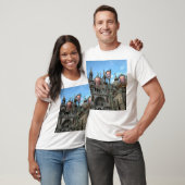 イタリア、ヴェネツィア、サン・マルコとランプ Tシャツ (ユニセックス)