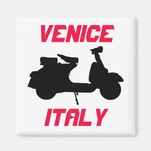 イタリア,ヴェネツィア,スクーター マグネット (正面)