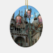 イタリア,ヴェネツィア,セントマークス&ランプ セラミックオーナメント (右)