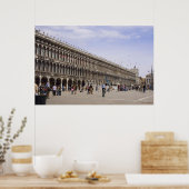 イタリア，ヴェネツィア，セント・マルコ広場 ポスター (キッチン)