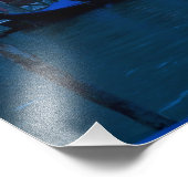 イタリア、ヴェネツィア、ナイトビューアロンザグランド フォトプリント (角)