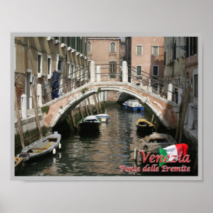 イタリア – ヴェネツィア – ヘミッツの橋 – ポスター