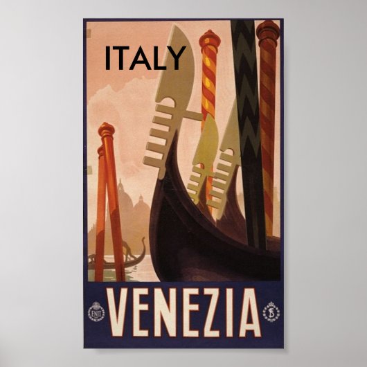 イタリア,ヴェネツィア ポスター (正面)