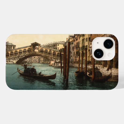 イタリア，ヴェネツィア，リアルトブリッジI Case-Mate iPhoneケース (裏面 (横))