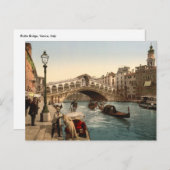 イタリア,ヴェネツィア,リアルトブリッジII ポストカード (正面/裏面)