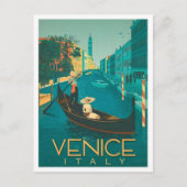 イタリア ヴェネツィア レトロ アート 旅行 ポストカード (正面)