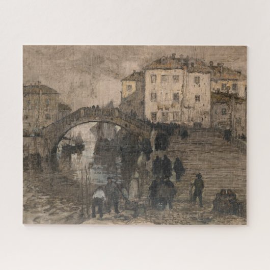 イタリア，ヴェネツィア(ヴィンテージヴェネツィアの風景) ジグソーパズル (横)