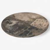 イタリア,ヴェネツィア(ヴィンテージヴェネツィアの風景) ペーパープレート (アングル)