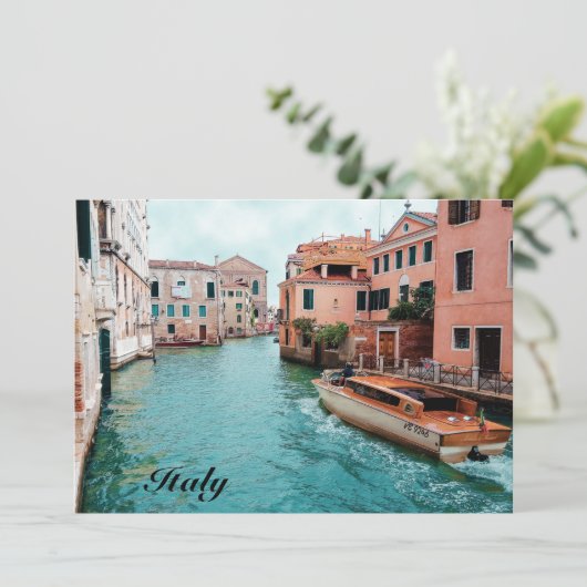 イタリア ヴェネツィア 招待状 (スタンド正面)