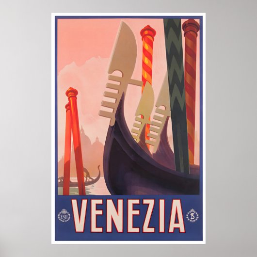 イタリア ヴェネツィア 旅行 ポスター アート 印刷 (正面)