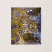 イタリア、ヴェネツィア。聖マルク大聖堂インテリア。 ジグソーパズル (縦)