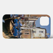 イタリア、ヴェネツィア、運河沿いに係留されたゴンドラ Case-Mate iPhoneケース (裏面 (横))
