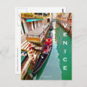 イタリア・ヴェネツィア(IT) – ゴダカラフルン駅 ポストカード (正面/裏面)