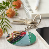 イタリア・ヴェネツィア(IT) – ゴンドラ駅 キーホルダー (側面)