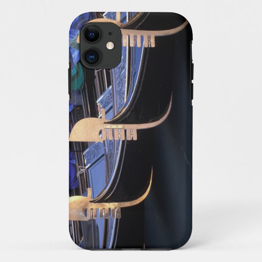 イタリア ヴェネト州 ヴェネツィア ゴンドラの列 Case-Mate iPhoneケース (裏面)