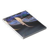 イタリア、ヴェネト、ヴェネツィア。ゴンドラの列 ノートパッド (アングル)