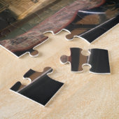 イタリア、ヴェネト、ヴェネト、ゴンドラ&レストラン ジグソーパズル (側面)