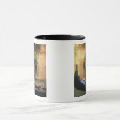 イタリア、ヴェネト、ヴェネト、ゴンドラ&レストラン マグカップ (中央)