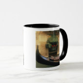 イタリア、ヴェネト、ヴェネト、ゴンドラ&レストラン マグカップ (正面右)