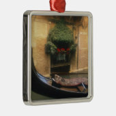 イタリア、ヴェネト、ヴェネト、ゴンドラ&レストラン メタルオーナメント (右)