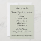 イタリア，ヴェロナ，アリーナ 招待状 (裏面)