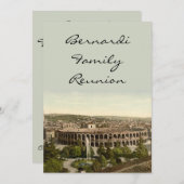 イタリア，ヴェロナ，アリーナ 招待状 (正面/裏面)