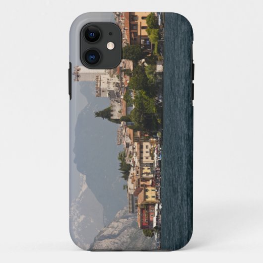 イタリア ヴェローナ県 マルチェージネ 湖畔の街 Case-Mate iPhoneケース (裏面)