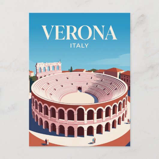 イタリア ヴェローナ・アリーナ ポストカード (正面)