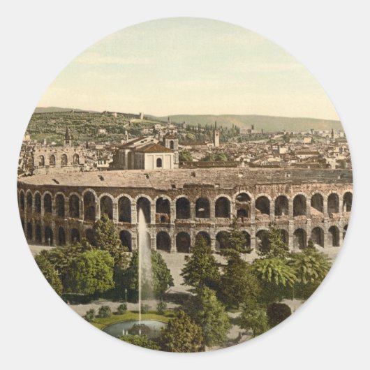 イタリア,ヴェローナ,アリーナ ラウンドシール (正面)