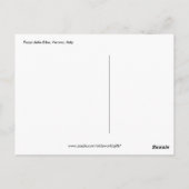 イタリア，ヴェローナ， Piazzi delle Erbe ポストカード (裏面)