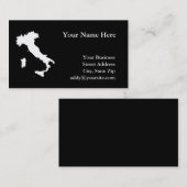 イタリア 名刺 (正面/裏面)