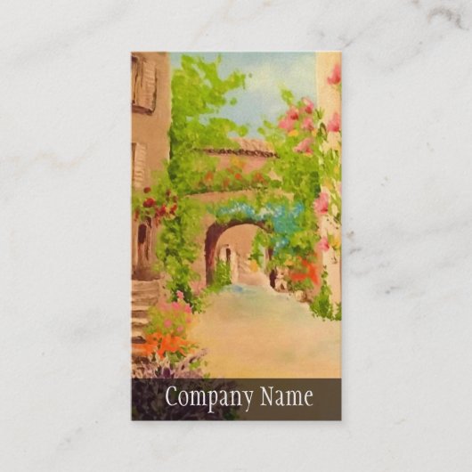 イタリア 名刺 (正面)