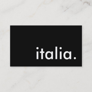 イタリア 名刺