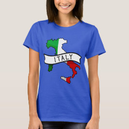イタリア 国旗 地図 愛国 イタリアの誇り ワールドカップ F Tシャツ