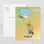 イタリア 旅行ポスター ポストカード (正面/裏面)