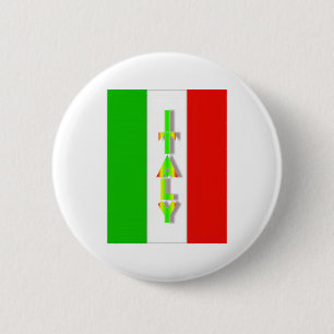 イタリア 缶バッジ